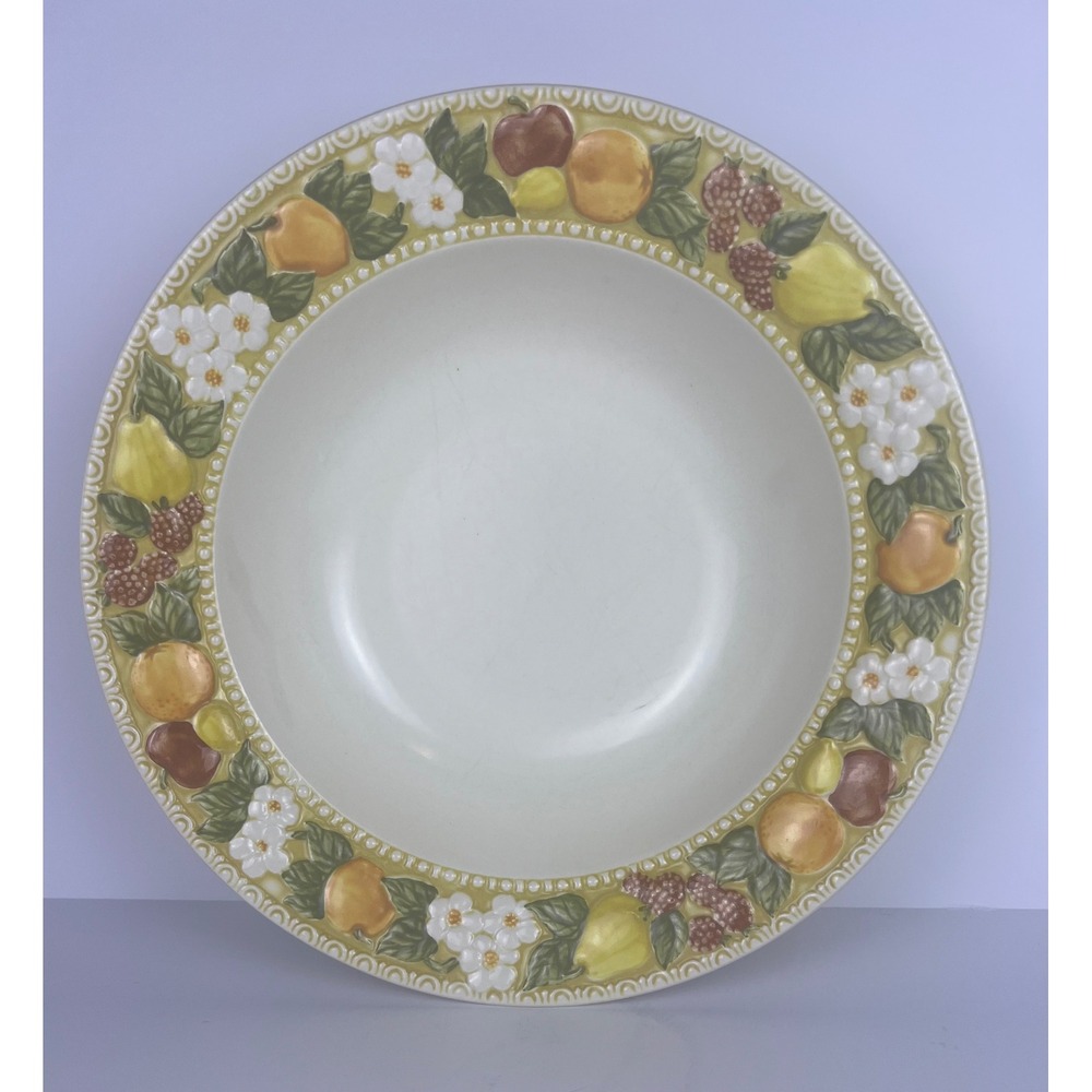 Vintage‎ Metlox Vernon Ware Poppytrail Della Robbia Round 10.5" Bowl